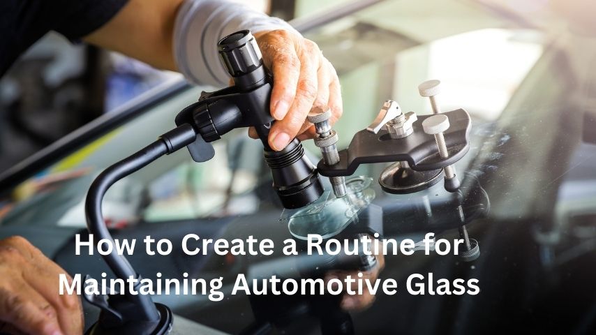 How to Create a Routine for Maintaining Automotive Glass